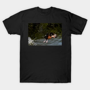 Whistling Duck Departing with a Splash T-Shirt